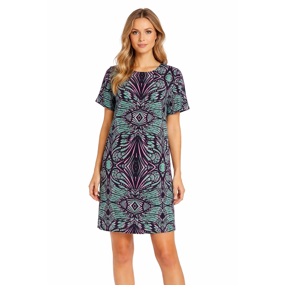 Revolve Amanda Uprichard 100% Silk Boho Midi Dress Art to Wear Formal Wear